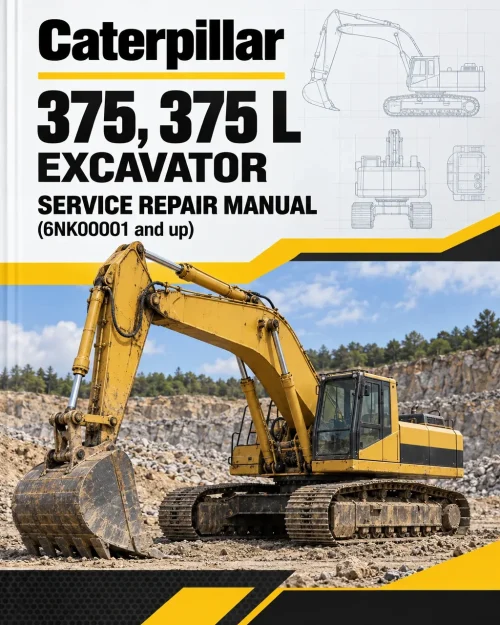 Caterpillar CAT 375, 375 L Excavator Service Repair Manual (6NK00001 and up) Caterpillar CAT 375, 375 L Excavator Service Repair Manual (6NK00001 and up)