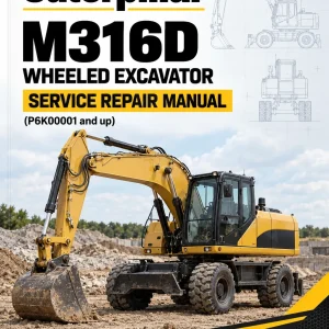 Caterpillar CAT M316D Wheeled Excavator Service Repair Manual (P6K00001 and up) Caterpillar CAT M316D Wheeled Excavator Service Repair Manual (P6K00001 and up)