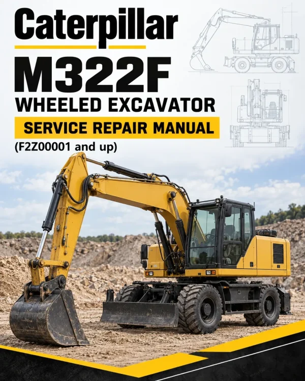 Caterpillar CAT M322F Wheeled Excavator Service Repair Manual (F2Z00001 and up) Caterpillar CAT M322F Wheeled Excavator Service Repair Manual (F2Z00001 and up)