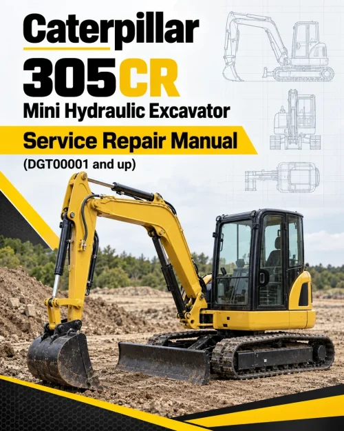 Caterpillar CAT 305CR Mini Hydraulic Excavator Service Repair Manual (DGT00001 and up) Caterpillar CAT 305CR Mini Hydraulic Excavator Service Repair Manual (DGT00001 and up)