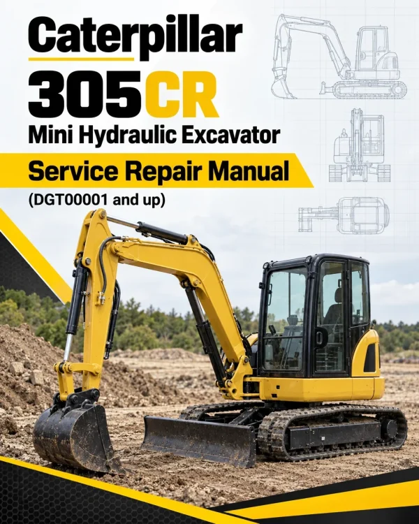 Caterpillar CAT 305CR Mini Hydraulic Excavator Service Repair Manual (DGT00001 and up) Caterpillar CAT 305CR Mini Hydraulic Excavator Service Repair Manual (DGT00001 and up)