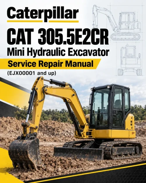 Caterpillar CAT 305.5E2CR Mini Hydraulic Excavator Service Repair Manual (EJX00001 and up) Caterpillar CAT 305.5E2CR Mini Hydraulic Excavator Service Repair Manual (EJX00001 and up)