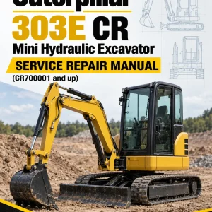Caterpillar CAT 303E CR Mini Hydraulic Excavator Service Repair Manual (CR700001 and up) Caterpillar CAT 303E CR Mini Hydraulic Excavator Service Repair Manual (CR700001 and up)