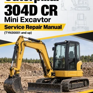 Caterpillar CAT 304D CR Mini Excavator Service Repair Manual (TYK00001 and up) Caterpillar CAT 304D CR Mini Excavator Service Repair Manual (TYK00001 and up)