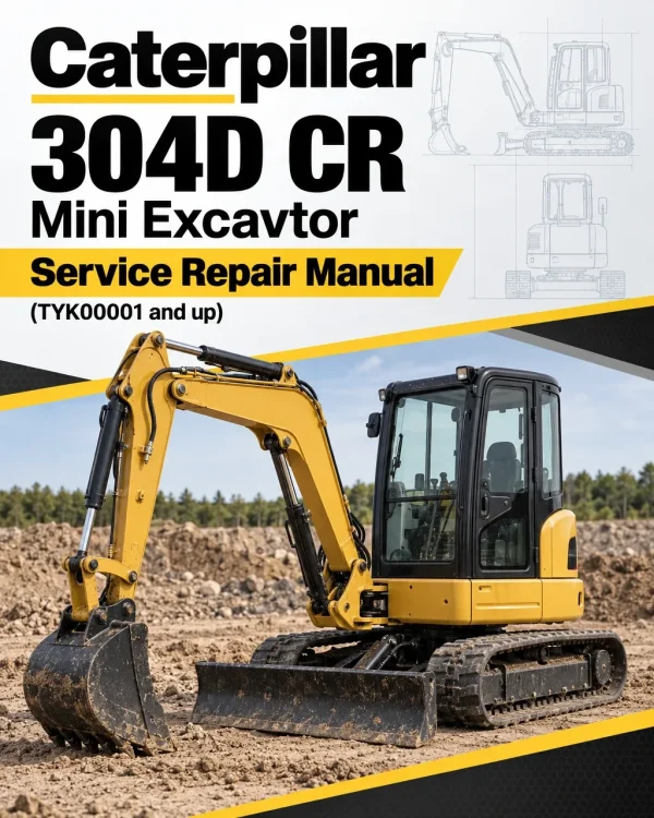 Caterpillar CAT 304D CR Mini Excavator Service Repair Manual (TYK00001 and up) Caterpillar CAT 304D CR Mini Excavator Service Repair Manual (TYK00001 and up)