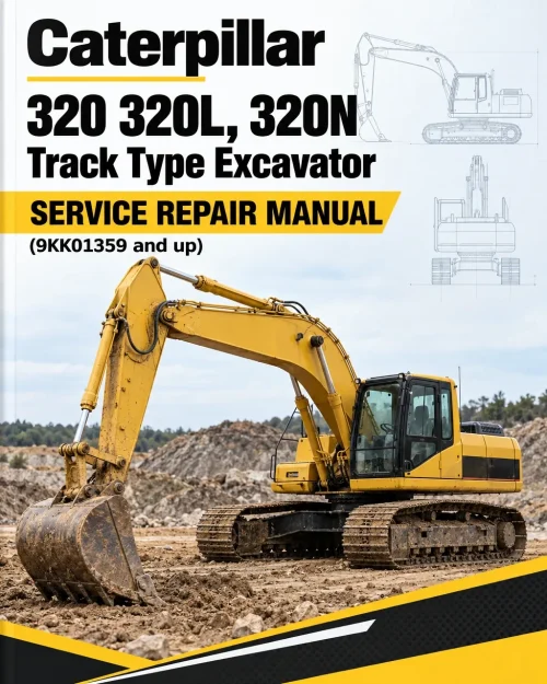 Caterpillar CAT 320 320L, 320N Track Type Excavator Service Repair Manual (9KK01359 and up)
