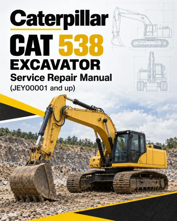 Caterpillar CAT 538 Excavator Service Repair Manual (JEY00001 and up)
