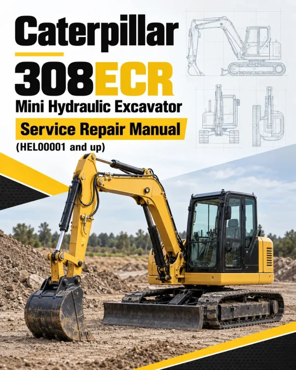 Caterpillar CAT 308ECR Mini Hydraulic Excavator Service Repair Manual (HEL00001 and up) Caterpillar CAT 308ECR Mini Hydraulic Excavator Service Repair Manual (HEL00001 and up)