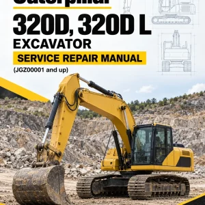 Caterpillar CAT 320D, 320D L Excavator Service Repair Manual (JGZ00001 and up) Caterpillar CAT 320D, 320D L Excavator Service Repair Manual (JGZ00001 and up)
