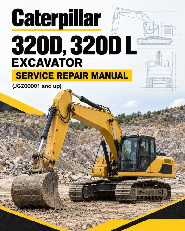 Caterpillar CAT 320D, 320D L Excavator Service Repair Manual (JGZ00001 and up) Caterpillar CAT 320D, 320D L Excavator Service Repair Manual (JGZ00001 and up)