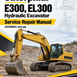 Caterpillar CAT E300, EL300 Hydraulic Excavator Service Repair Manual (2CF00001 and up) Caterpillar CAT E300, EL300 Hydraulic Excavator Service Repair Manual (2CF00001 and up)