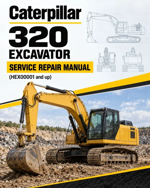 Caterpillar CAT 320 Excavator Service Repair Manual (HEX00001 and up) Caterpillar CAT 320 Excavator Service Repair Manual (HEX00001 and up)