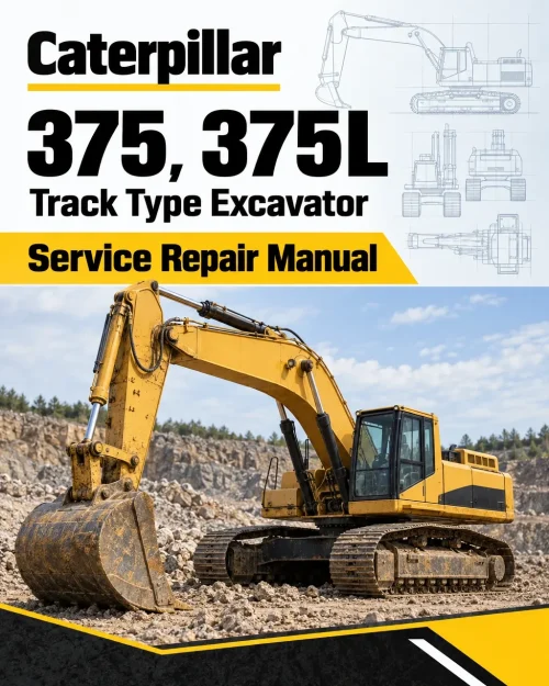 Caterpillar CAT 375, 375L Track Type Excavator Service Repair Manual (6RL00001 and up) Caterpillar CAT 375, 375L Track Type Excavator Service Repair Manual (6RL00001 and up)