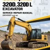 Caterpillar CAT 320D, 320D L Excavator Service Repair Manual (MCH00001 and up)