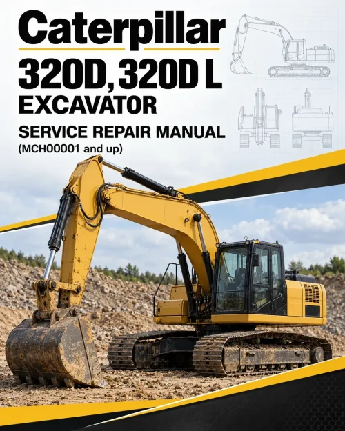 Caterpillar CAT 320D, 320D L Excavator Service Repair Manual (MCH00001 and up) Caterpillar CAT 320D, 320D L Excavator Service Repair Manual (MCH00001 and up)