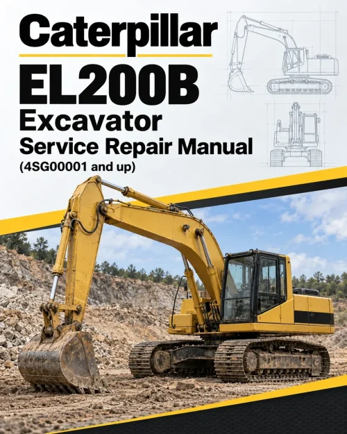 Caterpillar CAT EL200B Excavator Service Repair Manual (4SG00001 and up) Caterpillar CAT EL200B Excavator Service Repair Manual (4SG00001 and up)