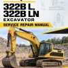 Caterpillar CAT 322B L, 322B LN Excavator Service Repair Manual (1ZS00001 and up) Caterpillar CAT 322B L, 322B LN Excavator Service Repair Manual (1ZS00001 and up)