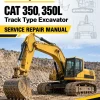 Caterpillar CAT 350, 350L Track Type Excavator Service Repair Manual (7RK00001 and up) Caterpillar CAT 350, 350L Track Type Excavator Service Repair Manual (7RK00001 and up)