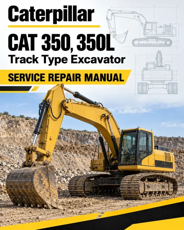 Caterpillar CAT 350, 350L Track Type Excavator Service Repair Manual (7RK00001 and up) Caterpillar CAT 350, 350L Track Type Excavator Service Repair Manual (7RK00001 and up)