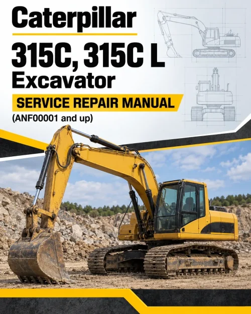 Caterpillar CAT 315C, 315C L Excavator Service Repair Manual (ANF00001 and up)
