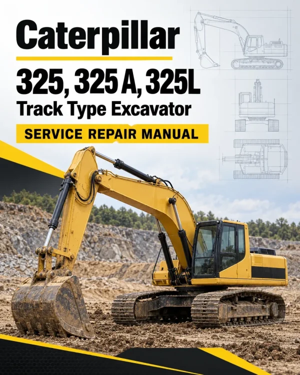 Caterpillar CAT 325, 325 A, 325L Track Type Excavator Service Repair Manual (8JG00001 and up)