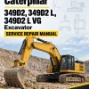 Caterpillar CAT 349D2 349D2 L, 349D2 L VG Excavator Service Repair Manual (PFD00001 and up) Caterpillar CAT 349D2 349D2 L, 349D2 L VG Excavator Service Repair Manual (PFD00001 and up)