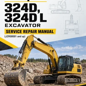 Caterpillar CAT 324D, 324D L Excavator Service Repair Manual (JZR00001 and up)