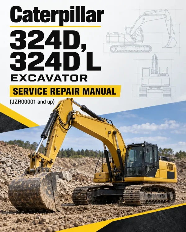 Caterpillar CAT 324D, 324D L Excavator Service Repair Manual (JZR00001 and up) Caterpillar CAT 324D, 324D L Excavator Service Repair Manual (JZR00001 and up)