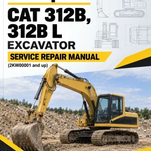 Caterpillar CAT 312B, 312B L Excavator Service Repair Manual (2KW00001 and up) Caterpillar CAT 312B, 312B L Excavator Service Repair Manual (2KW00001 and up)