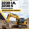 Caterpillar CAT 323D LN, 323D S Excavator Service Repair Manual (DKW00001 and up)