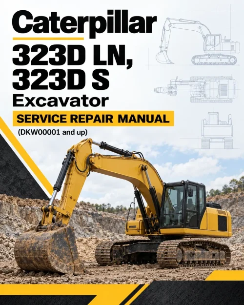 Caterpillar CAT 323D LN, 323D S Excavator Service Repair Manual (DKW00001 and up) Caterpillar CAT 323D LN, 323D S Excavator Service Repair Manual (DKW00001 and up)