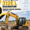Caterpillar CAT 312E L Excavator Service Repair Manual (MJD00001 and up)