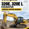 Caterpillar CAT 320E, 320E L Excavator Service Repair Manual (LAK00001 and up)