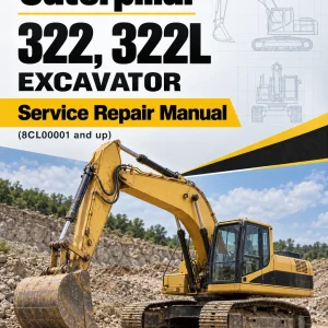 Caterpillar CAT 322, 322L Excavator Service Repair Manual (8CL00001 and up) Caterpillar CAT 322, 322L Excavator Service Repair Manual (8CL00001 and up)