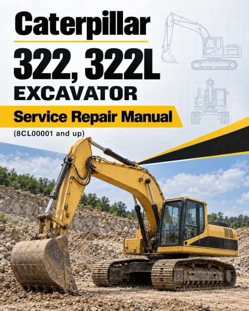 Caterpillar CAT 322, 322L Excavator Service Repair Manual (8CL00001 and up) Caterpillar CAT 322, 322L Excavator Service Repair Manual (8CL00001 and up)