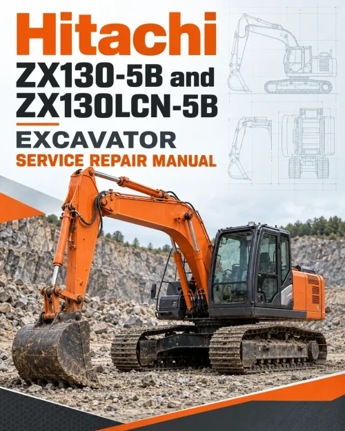 Hitachi ZX130-5B and ZX130LCN-5B Excavator Service Repair Manual Hitachi ZX130-5B and ZX130LCN-5B Excavator Service Repair Manual