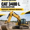 Caterpillar CAT 340D L Excavator Service Repair Manual (JTN00001 and up)
