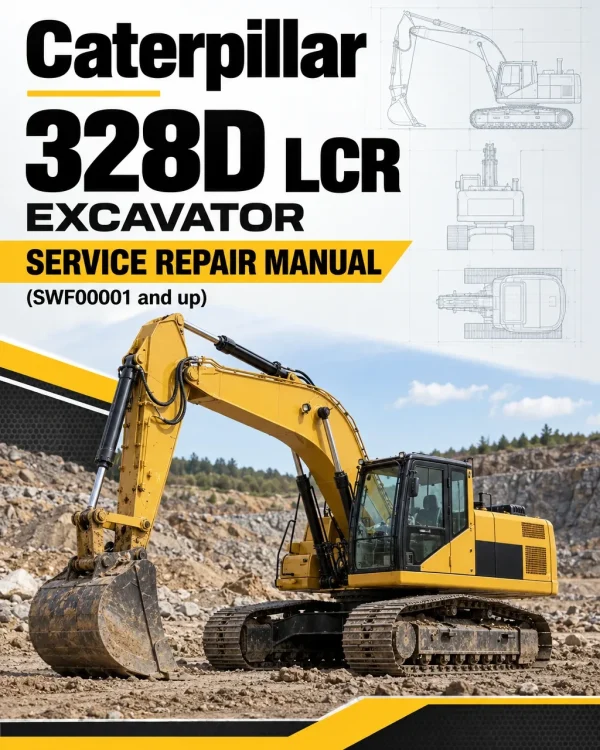 Caterpillar CAT 328D LCR Excavator Service Repair Manual (SWF00001 and up)