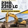 Caterpillar CAT 231D, 231D LC Excavator Service Repair Manual (5WJ00001 and up)