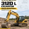 Caterpillar CAT 312D L Excavator Service Repair Manual (SKA00001 and up)