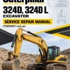 Caterpillar CAT 324D, 324D L Excavator Service Repair Manual (TSN00001 and up)