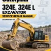 Caterpillar CAT 324E, 324E L Excavator Service Repair Manual (JCZ00001 and up)