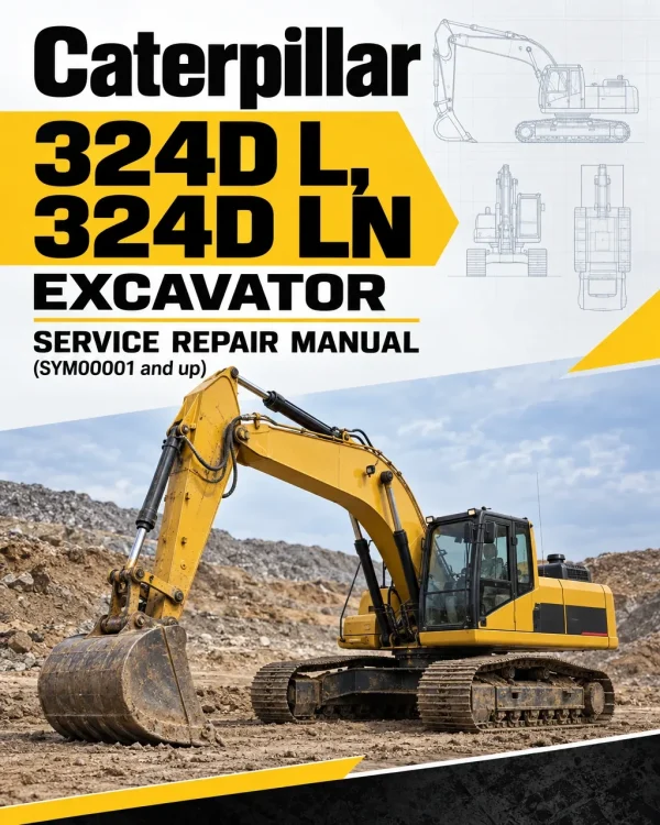 Caterpillar CAT 324D L, 324D LN Excavator Service Repair Manual (SYM00001 and up)