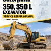 Caterpillar CAT 350, 350 L Excavator Service Repair Manual (2ZL00001 and up)