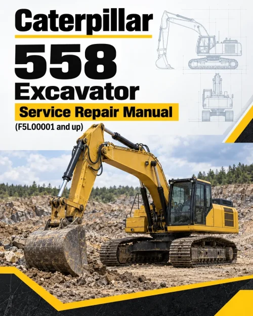 Caterpillar CAT 558 Excavator Service Repair Manual (F5L00001 and up) Caterpillar CAT 558 Excavator Service Repair Manual (F5L00001 and up)