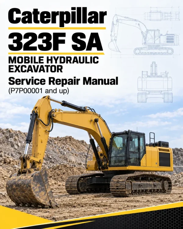 Caterpillar CAT 323F SA MOBILE Hydraulic Excavator Service Repair Manual (P7P00001 and up) Caterpillar CAT 323F SA MOBILE Hydraulic Excavator Service Repair Manual (P7P00001 and up)