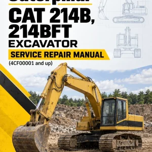 Caterpillar CAT 214B, 214BFT Excavator Service Repair Manual (4CF00001 and up)