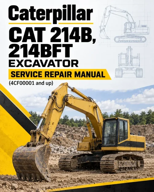 Caterpillar CAT 214B, 214BFT Excavator Service Repair Manual (4CF00001 and up) Caterpillar CAT 214B, 214BFT Excavator Service Repair Manual (4CF00001 and up)