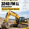 Caterpillar CAT 324D FM LL Excavator Service Repair Manual (JLS00001 and up)