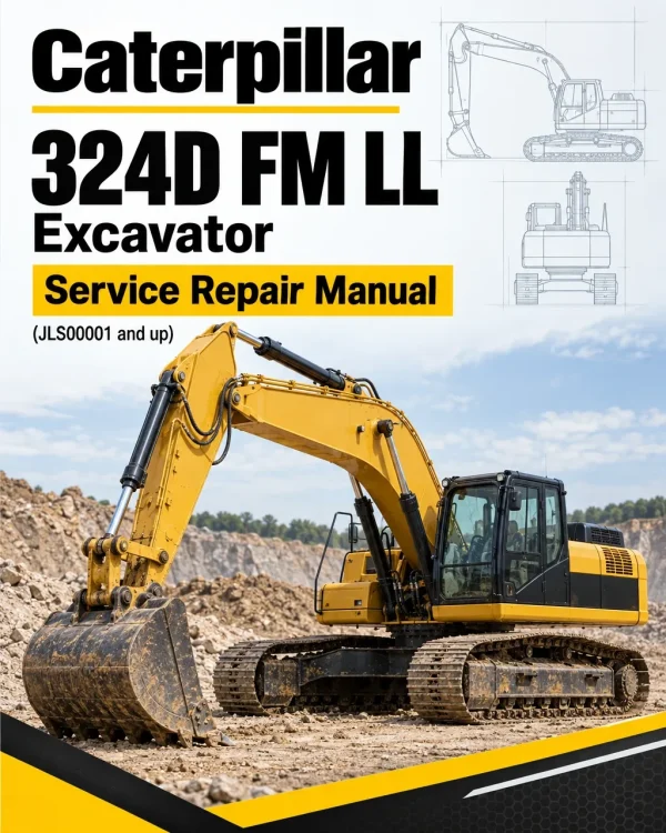 Caterpillar CAT 324D FM LL Excavator Service Repair Manual (JLS00001 and up)